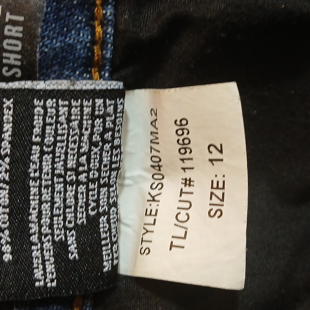 Kut From The Kloth Womens 12 Catherine Boyfriend Short Blue Jean Stretch Denim - Picture 13 of 13